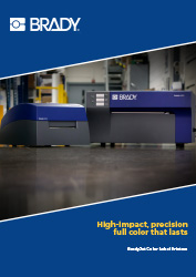 BradyJet J4000 Colour Label Printer - Brochure