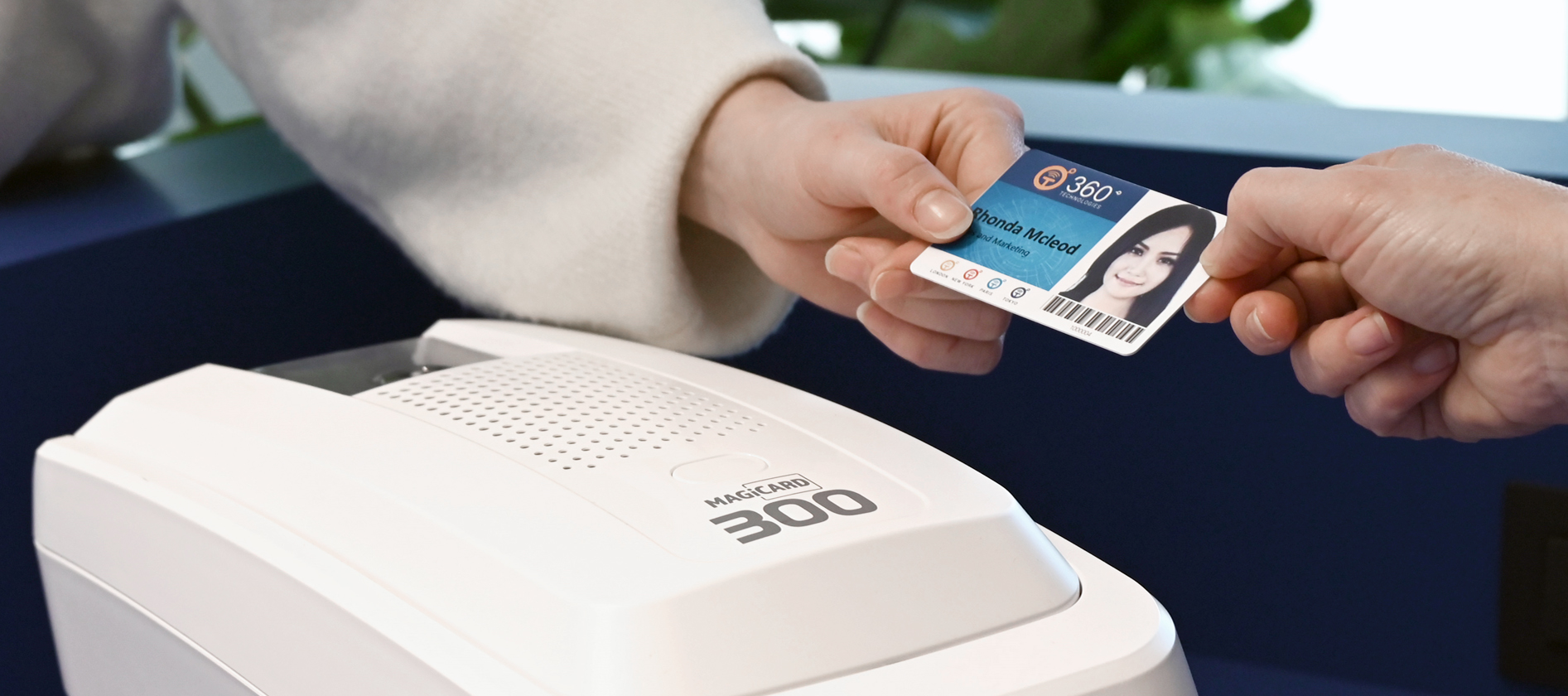 Tiskárna Magicard s kartou